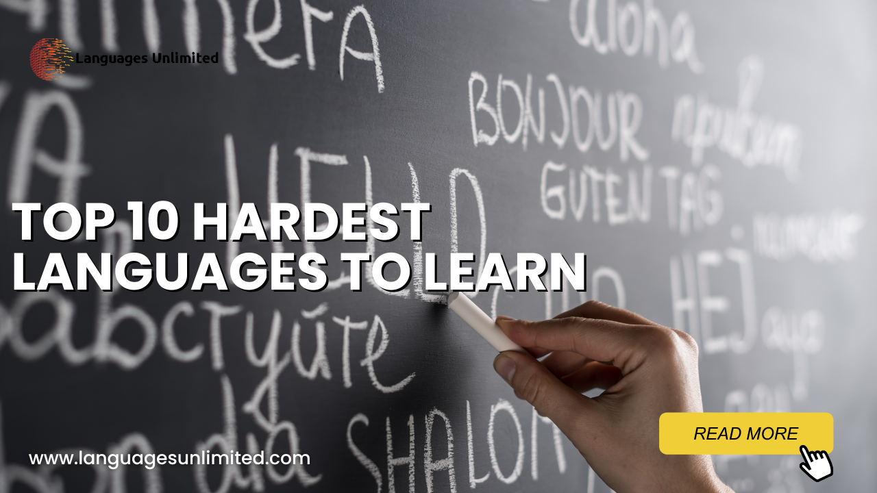 Top 10 hardest languages To learn