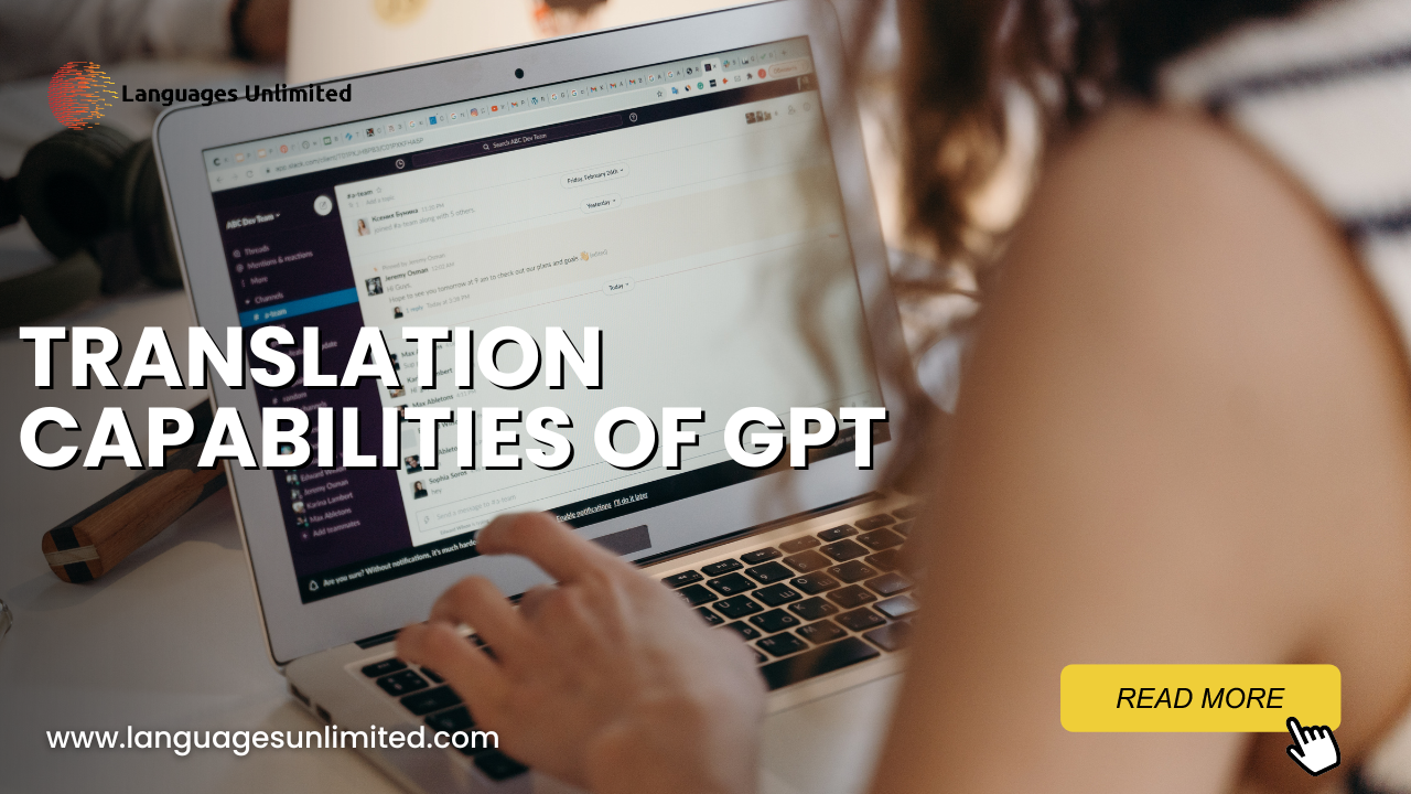 Translation Capabilities of GPT