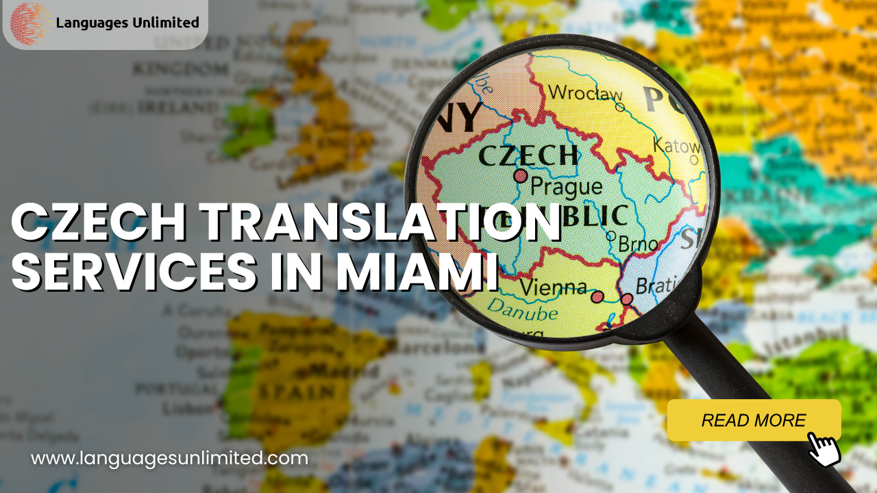 Czech Translation Services in Miami