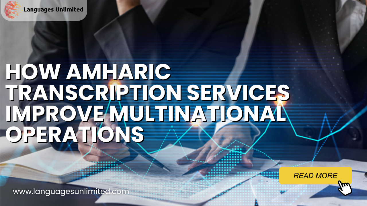 Amharic Transcription Services