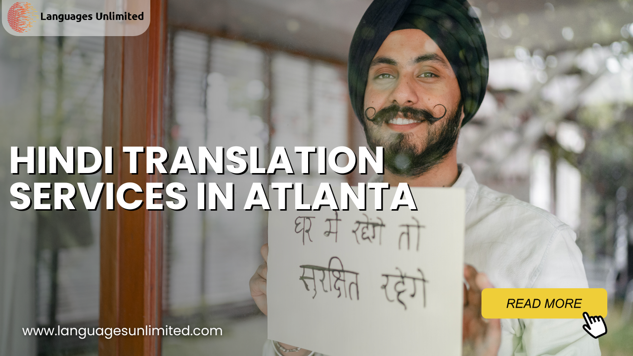 Hindi Translation Services in Atlanta