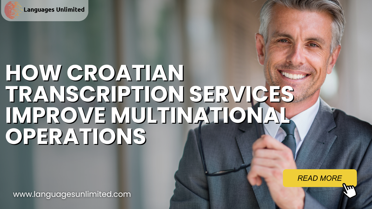 Croatian Transcription Services