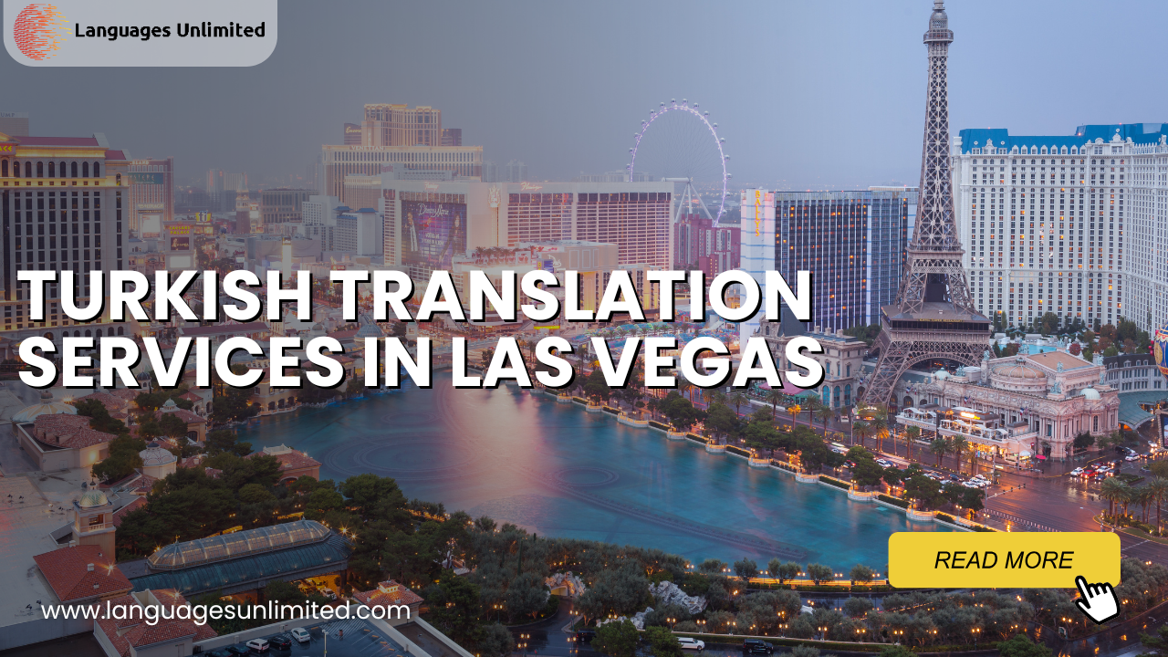 Turkish Translation Services in Las Vegas