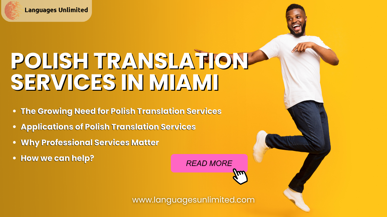 Polish Translation Services in Miami