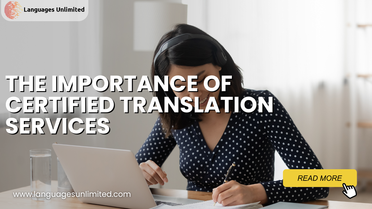 Certified Translation Services